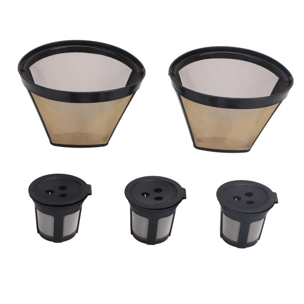 Refillable Coffee for Coffee Easy To Stylish Filter Perfect for Home Use Eco-Friendly Filters, 3-Hole, Makers, Clean, Pods, Mornings,