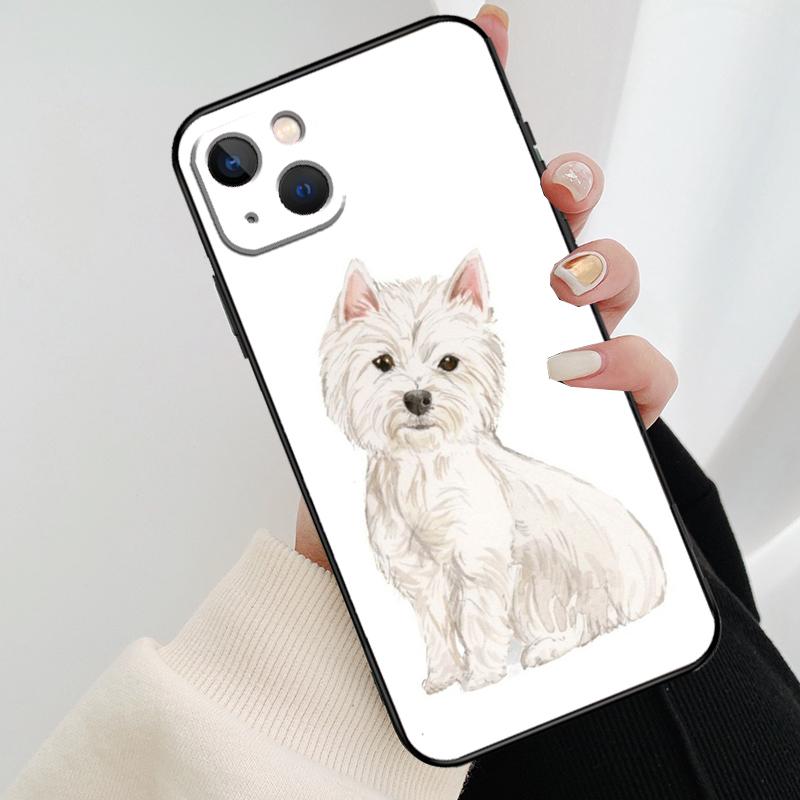 West Highland Terrier Westie Phone Case For iPhone 17 Pro Max 16 15 11 13 12 14 Pro Max mini 15 16 Plus 16e 17 Air Cover