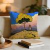 Quirky The Big Lez Show Cushion Cover Short plush pillowcase for bed sofa carwashable
