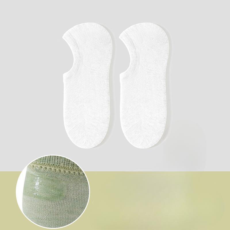 Female Summer Thin Pure Cotton Shallow Mouth Invisible Non Slip Not To Fall with The Boat Socks