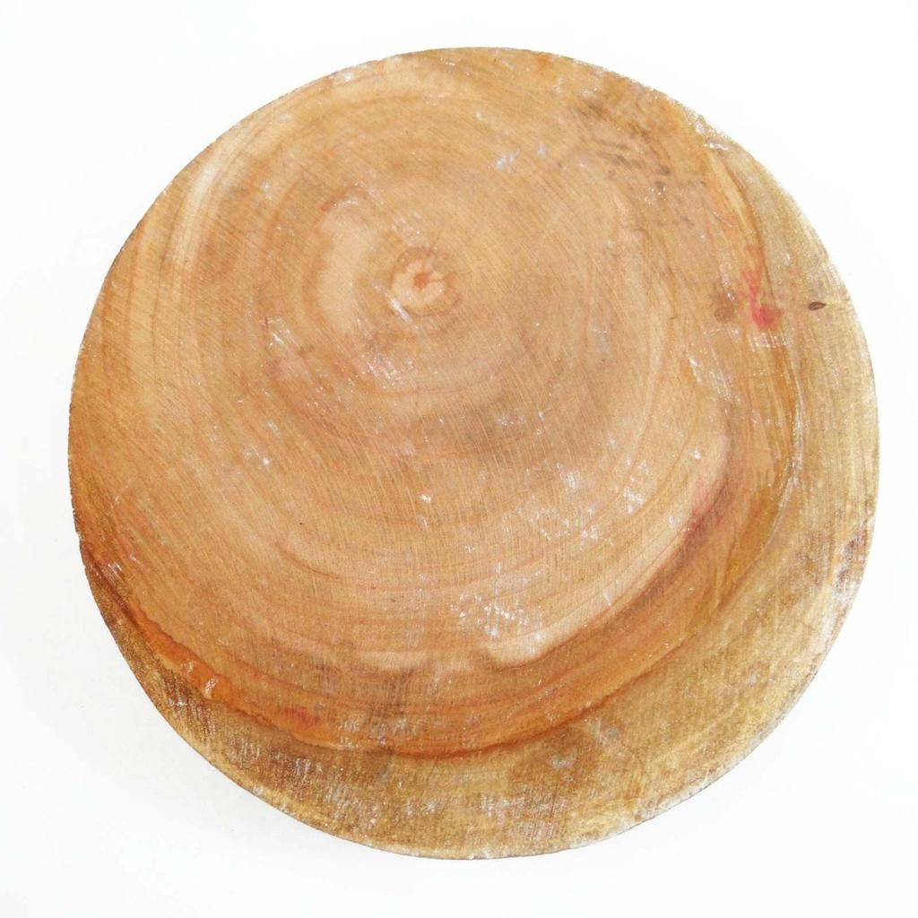 Om Design Wooden Stamp Round Shape Fine Art On Printing On Wall Paper Block
