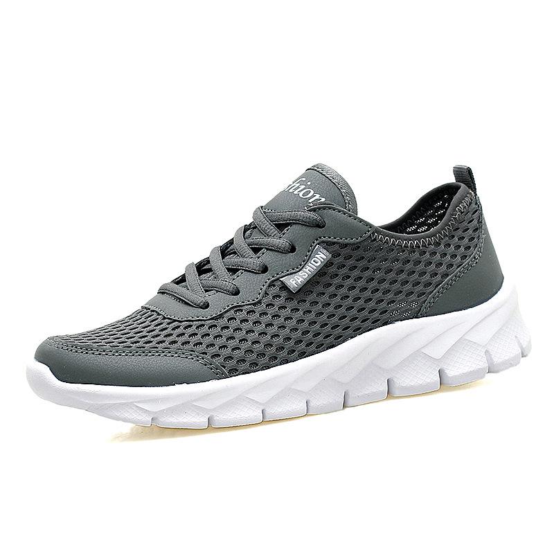 2025 Spring and Summer Mesh Shoes New Flying Woven Sports Shoes Mesh Casual Shoes Men's Mesh Shoes Couple Large Size Men's Shoes