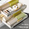 Kitchen Pull-out Dish Drying Rack