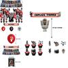 Skibidi Toilet Theme Birthday Party Decoration Kit Monster Birthday Cake Topper Paper Flag Balloons And More!