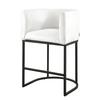 Bar Stool Set of 3, 63cm Counter Height Stools, Counter Barstool with Backrest, Arm, Metal Frame, and Footrest, Accent Fabric Bar Chair, Island