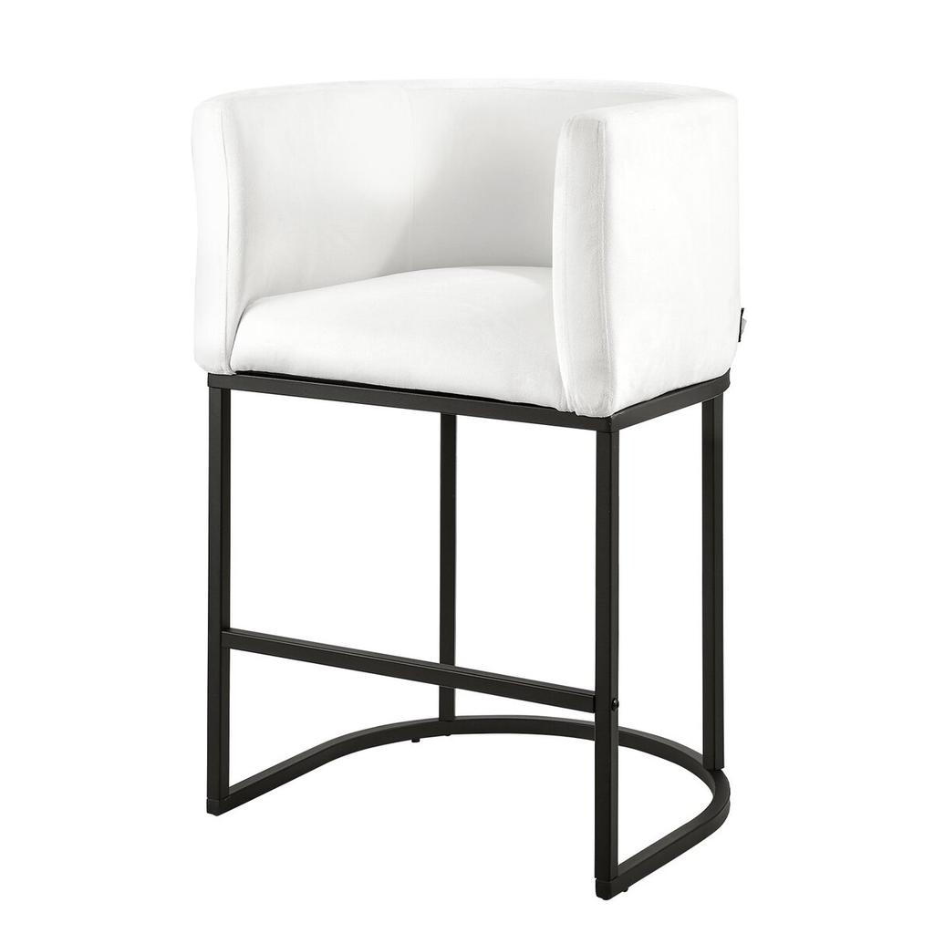 Bar Stool Set of 3, 63cm Counter Height Stools, Counter Barstool with Backrest, Arm, Metal Frame, and Footrest, Accent Fabric Bar Chair, Island
