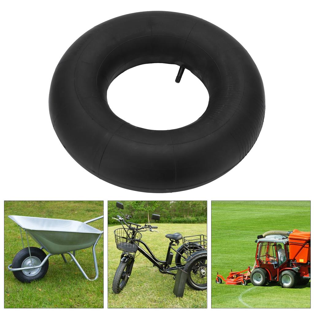 16 x 6,50?8 Reifenschlauch aus Gummi mit geradem Schaftventil für Traktor, Rasenmäher, Anhänger, Trolley, ATV