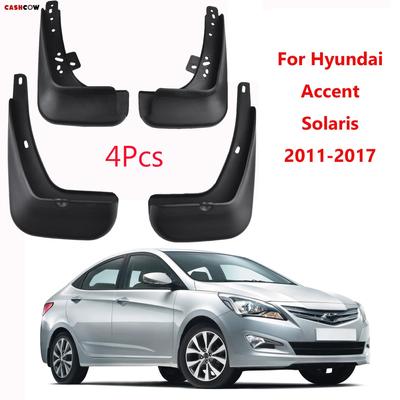Kotflügel für Hyundai i25 Accent Solaris Dodge Attitude Auto Kotflügel Schmutzfänger Spritzschutz 2011–2017 4 Stück 2012 2013 2014 2015