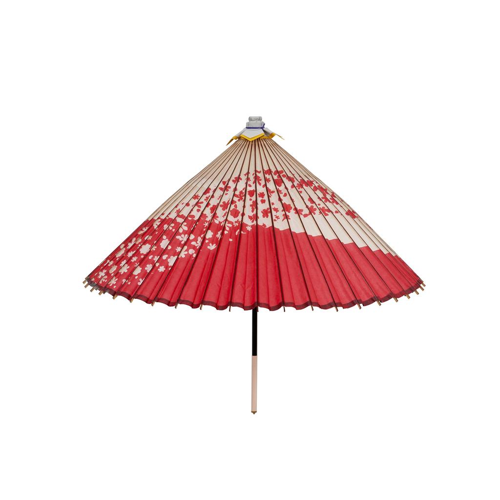 Parasol Rzemiosło Bambusowe Yamamoto Czerwony x (YAMAMOTOTAKIZAYIKUYA) Dwuetapowy wężowy wzrok [Tsuki-nu Sakura-ryu]