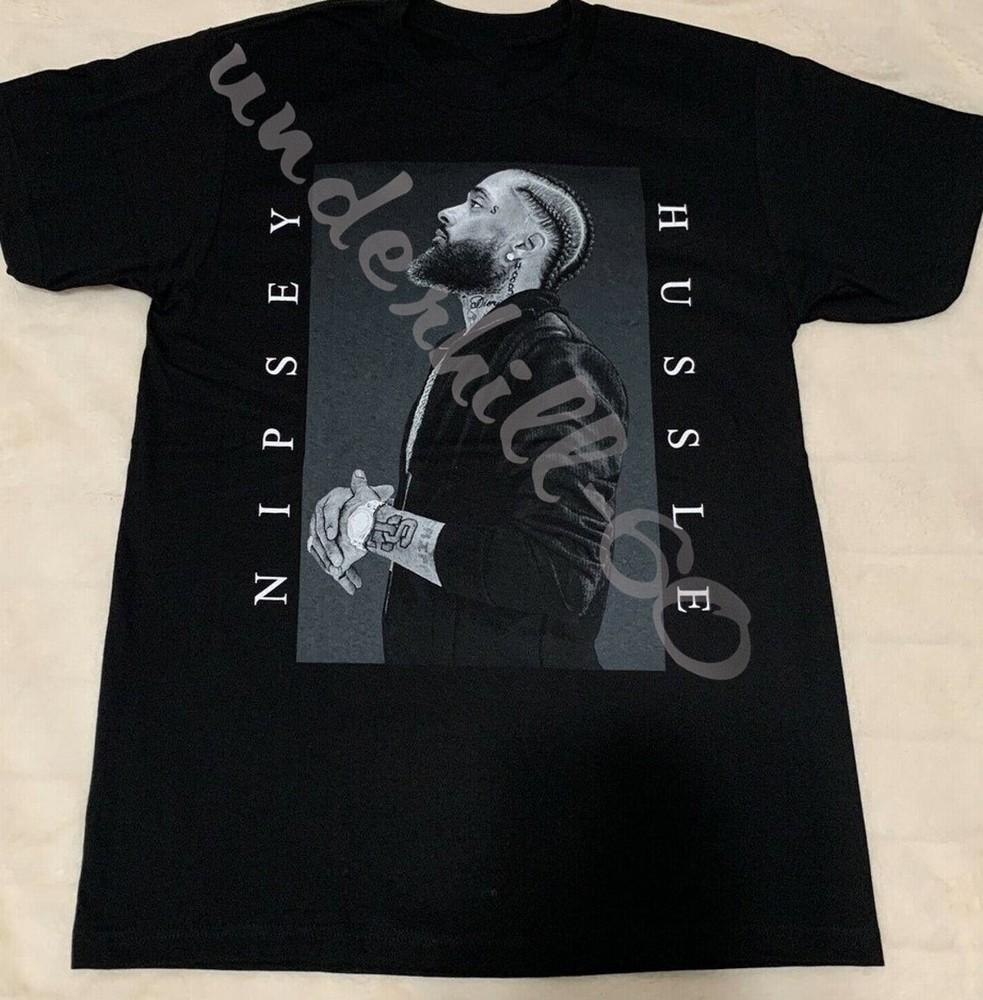 New Nipsey Hussle Cotton Round Neck Black Men All Size T-shirt A248 Unisex T-Shirt L