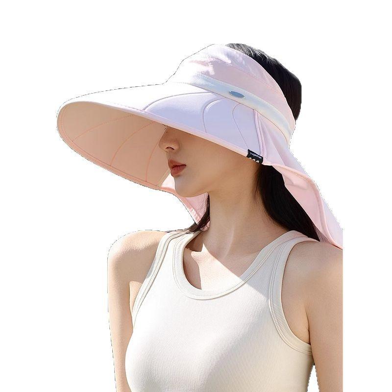 New Summer Sun Hat Sun Hat Beach Hat Empty Top Hat Extra Large New Sun Protection Hat UV Protection