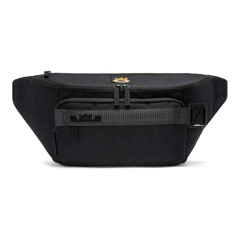 

Nike LBJ LeBron James Basketball Logo Fabric Crossbody Chest Waist Bag Regular Unisex Bags Black DB2478-010 Triple Black Pure Black