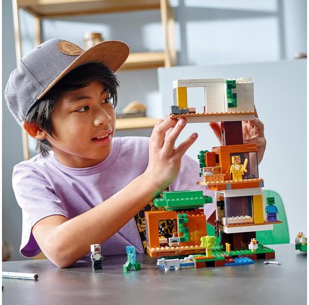 LEGO Minecraft 21174 Moderní dům na stromě