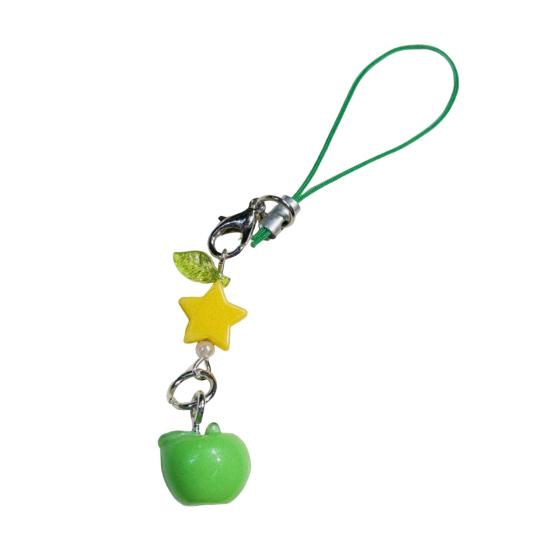 

Pendant Keychain with Delicate Texture Three-Dimensional Star Pendant Key Ring Multi-Purpose Phone Lanyard B
