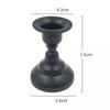 2x Iron Candles Stick Holder Candle Stand Simple Candle Holder for Pillar
