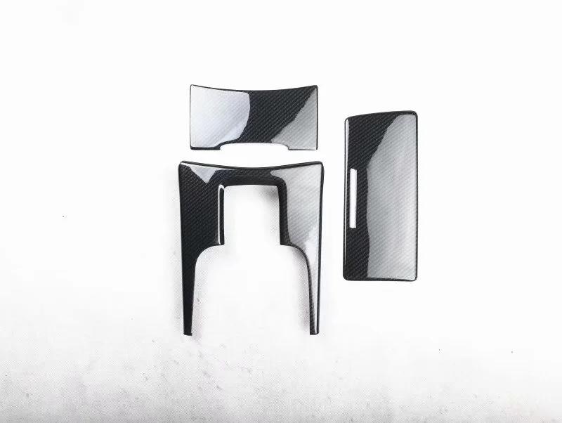 For Cadillac XTS 2013-2018 Carbon Fiber Interior Trim Accessories Center Console Gear Panel Gears Steering Wheel ABS Stickers