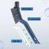 1PC Effective Cleaning Brush for Corners and Gaps - 2-in-1 Multipurpose Bathroom and Floor Tiles Cleaning Brush