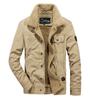 Winter Herren Baumwolle gefütterte Jacke mit dickem Revers Warmer Mantel Mittleren Alters Loose Fit Baumwolle gefütterte Jacke
