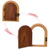 1Pc Switch Panel Indoor Wall Stickers Cute Decorative Frame Creative Solid Wooden Anti-electric Protection Cover