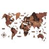 World Map Wooden 3D Puzzle: Stereoscopic Wall Hanging for Office & Home Decor