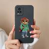 Case For Vivo V20 S16 Y77 S19 S10 V17 Y75 Lovely Bear Liquid Silicone Phone Cover Lens Protection High Quality Anti Slip Durable Shell For Vivo Casing