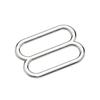 Rubber-Coated Alloy Bra and Swimsuit Strap Adjustment Buckles with O-Ring.
