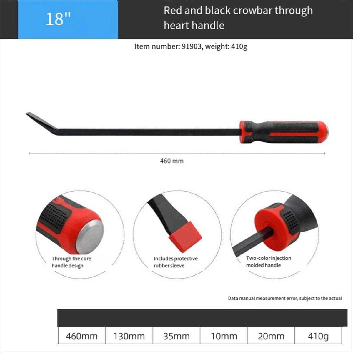 

BHBL Multi-Function Long Pry Bar Tire Heavy Duty Crowbar Strike Cap Nail Puller Car Repair CV-R Removal Hand Tools 8 Inch China Mainland