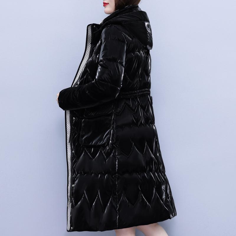 Elegant Woman Winter Coats Hooded Thick Warm Long Parkas Female Jacket Winter Clothes High Quality