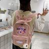 Anime K-Pop Printed Waterproof Backpack Student Teenager Bookbag for Boy Girl Bookbag Schoolbag Women Large Capacity Travel Bag Kid Gift Mochila