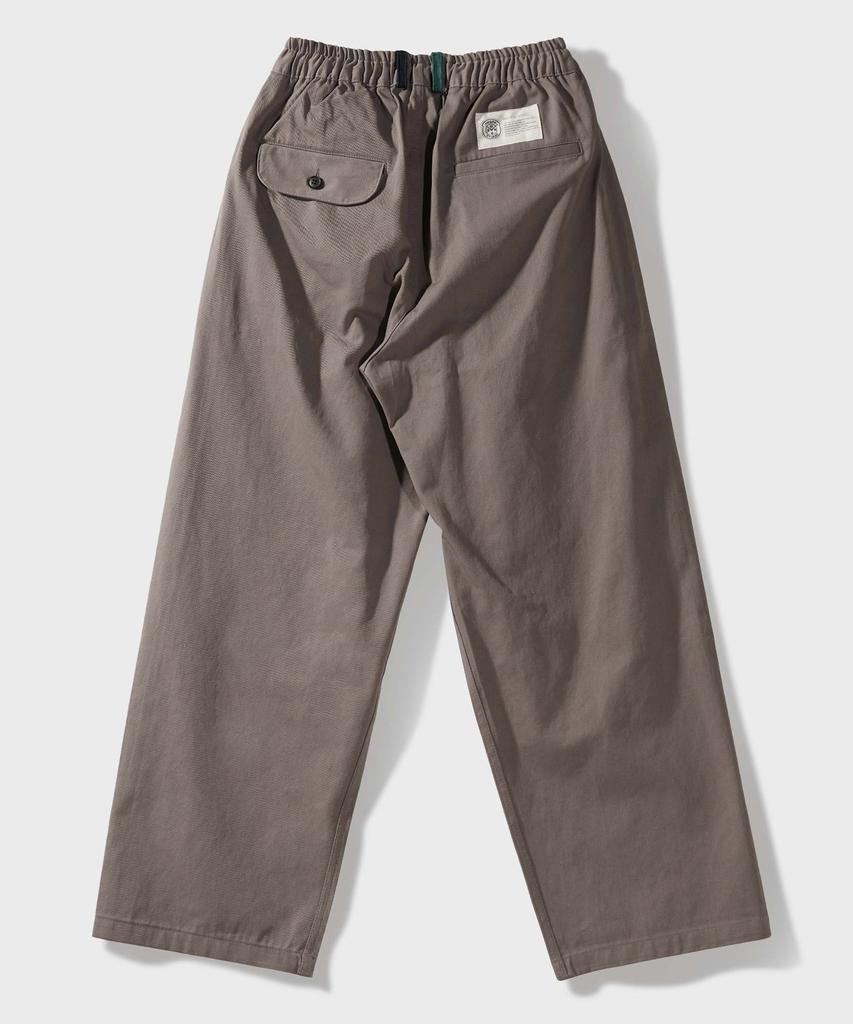FFEFF STUDIO Bio Cotton Long Elastic Waist Pants (Cement)