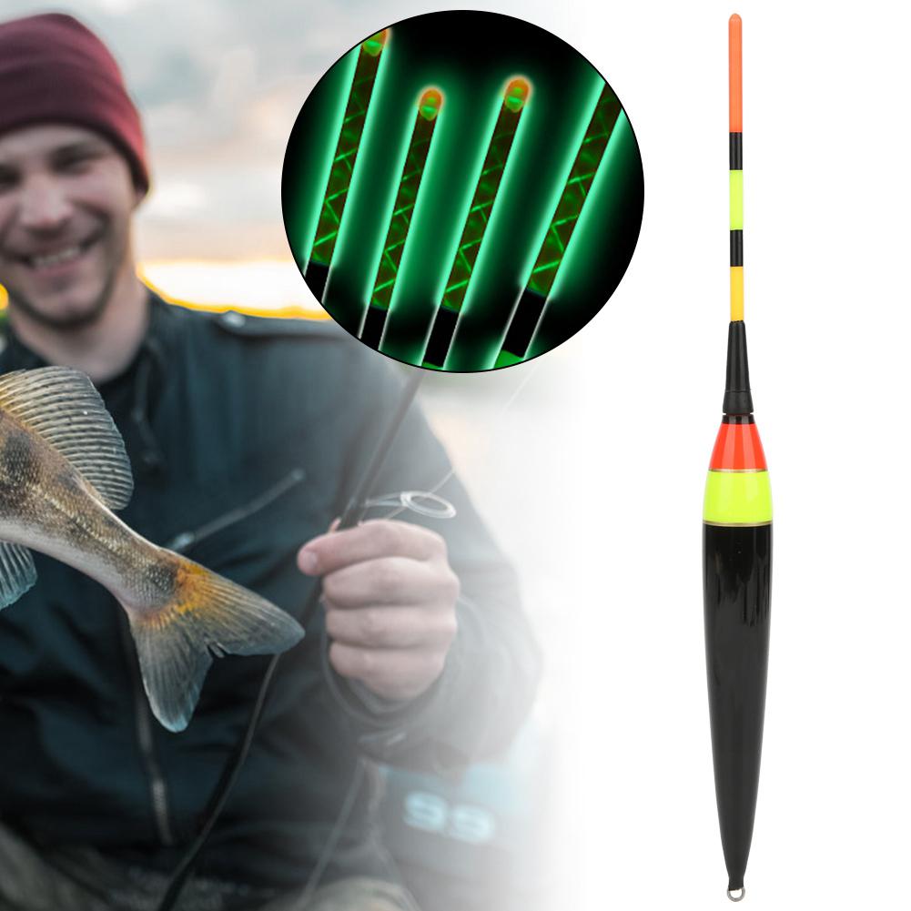Leuchtender Weitwurf Meeresangeln Elektrischer Pose Hoher Auftrieb Markiertheit Felsen Nachtangeln Zubehör mit 3 Somaciun