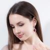 Noble And Elegant 3A Zircon Jewelry Earrings Ring Necklace Three-Piece Bridal Wedding Dinner Accessories