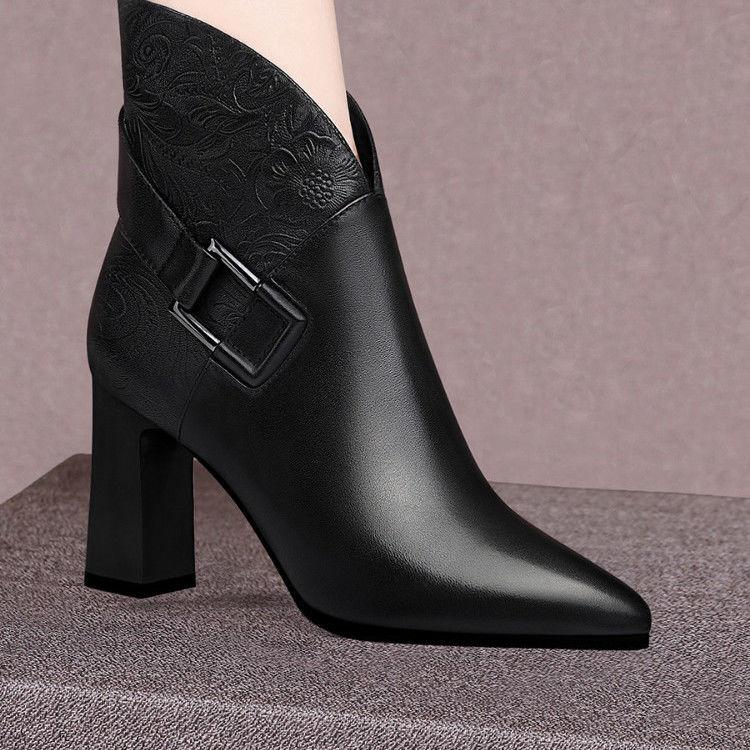 

New Fashion Coarse Heel Boots