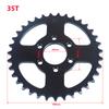 1Pcs ATV UTV Rear Chain Plate 530 35T 6 Hole TAOTAO GY6 150CC 250CC Sprockets Parts