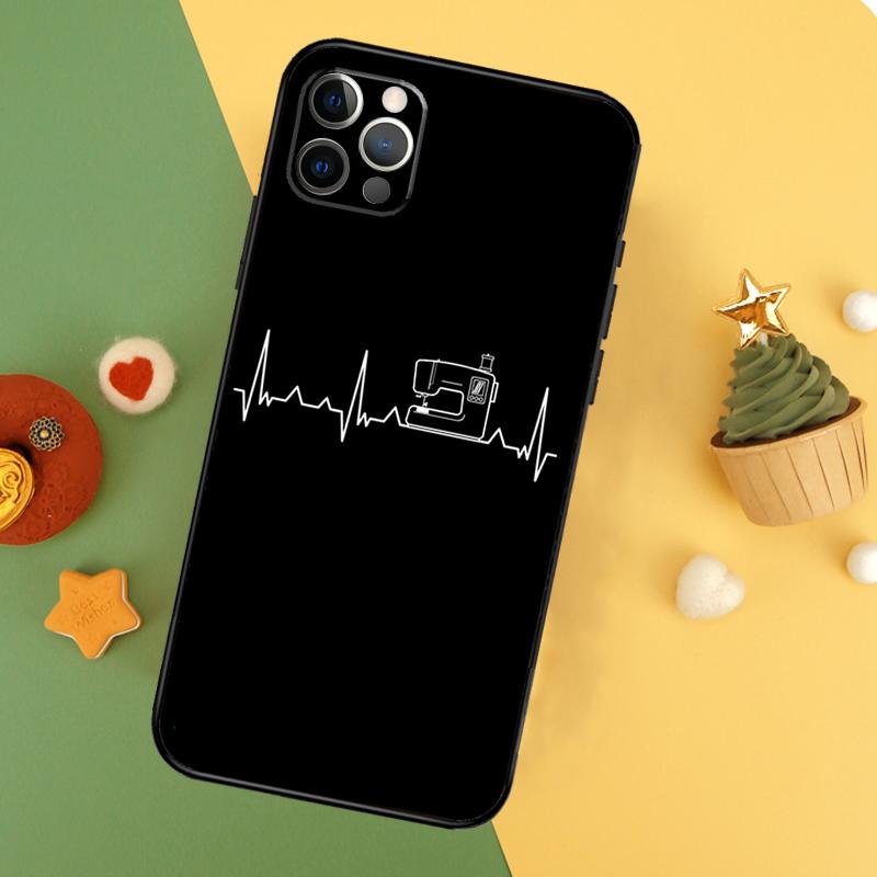 

Sewing Machine Phone Case For iPhone 14 16 15 12 11 13 Pro Max X XR XS Max 7 8 Plus 12 13 Mini Cover Coque iPhone 15 Pro