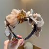 Fasce per Capelli con Fiori Grandi per Donne Ragazze Fasce per Capelli Sposa Gioielli per Capelli Accessori Copricapo per Damigelle d'Onore Copricapi