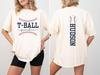 T-Ball Grandma Shirt Grandma Baseball Shirt Baseball Grandma Shirt Player Name Baseball Gifts for Grandma T Ball Grandma TShirt Tee Ball