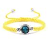 Handmade European-American Year of the Tiger Blue Sapphire Red String Bracelet - Stylish Couple's Gift