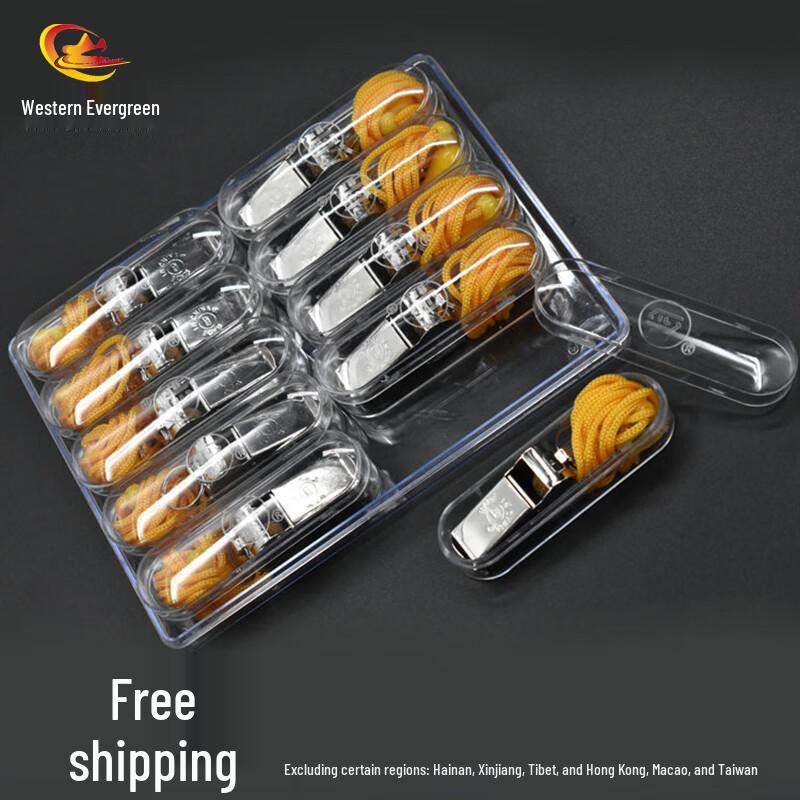 Outdoor Emergency Stainless Steel Whistle