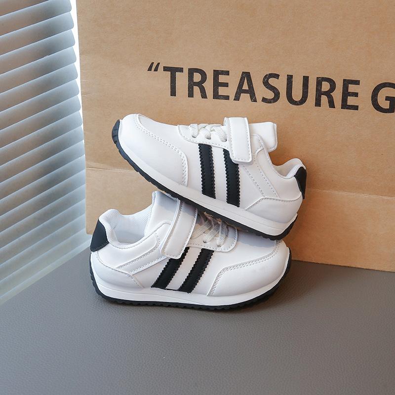 

2025 осень и зима новая детская обувь Форрест Гамп детская кожаная спортивная обувь для средних и больших детей мальчики и девочки папины кроссовки внешняя торговля 30