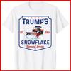 Trump's Snowflake Removal Service Funny Trump 2024 White Cotton T-Shirt S-5XL