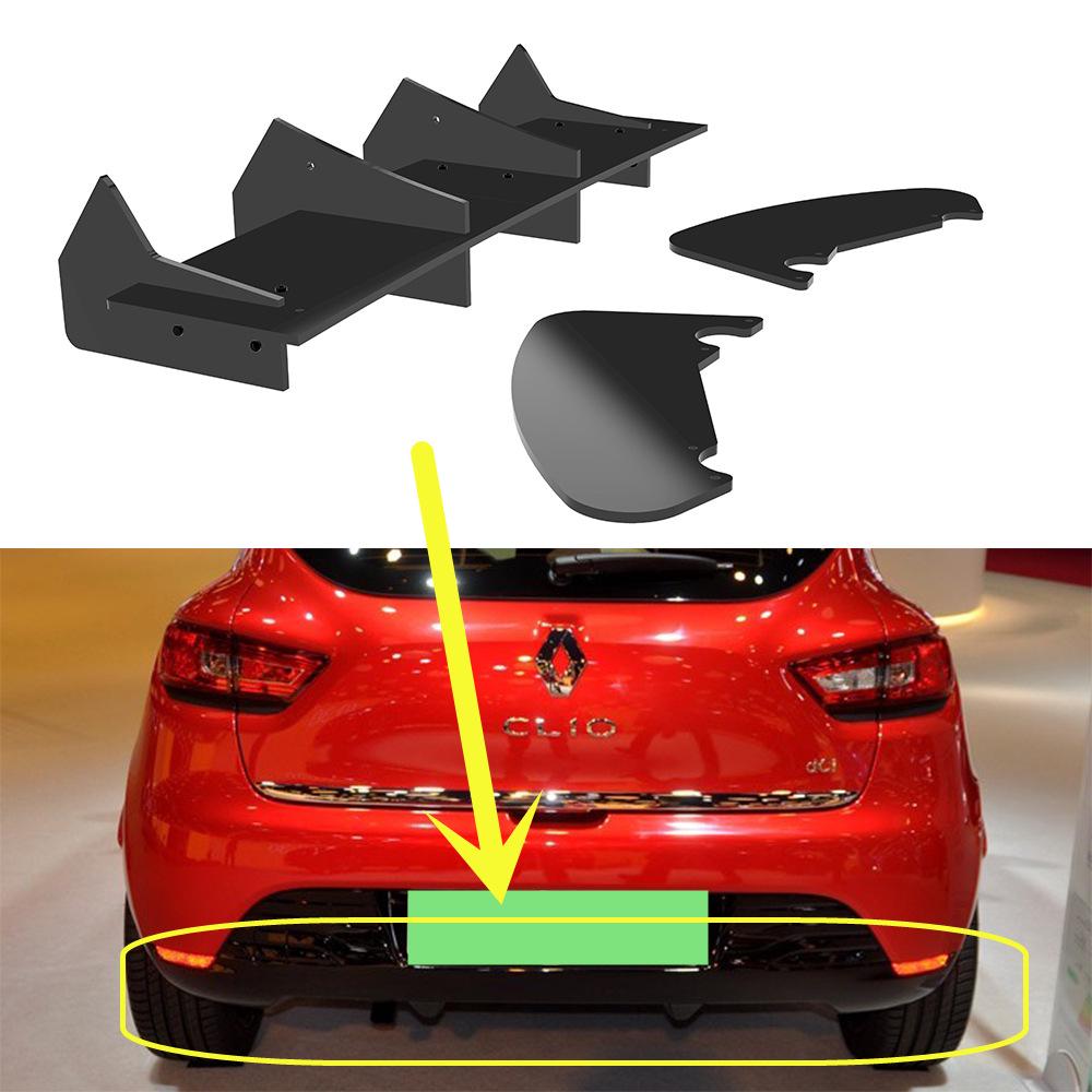 Renault Clio Rear Spoiler 2013-2014 - Exterior Car Accessory