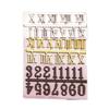 DIY Clock Number Arabic Roman Numerals Digital Clocks Needle Hands Clock Sticker