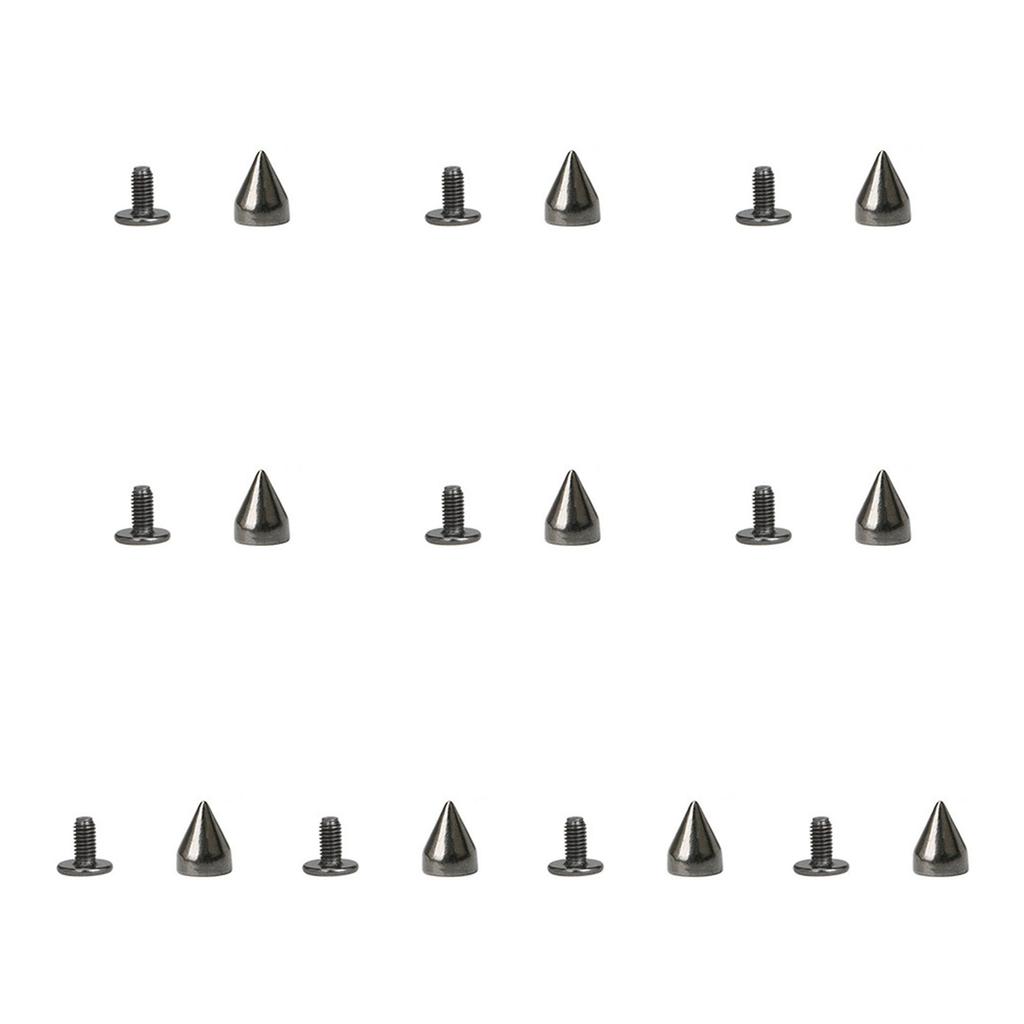 10 Set Țepi Aliaj Stil Gotic Ornamente Nituri Aliaj Țepi Conici pentru Genți Pantofi și Alte Proiecte Craft