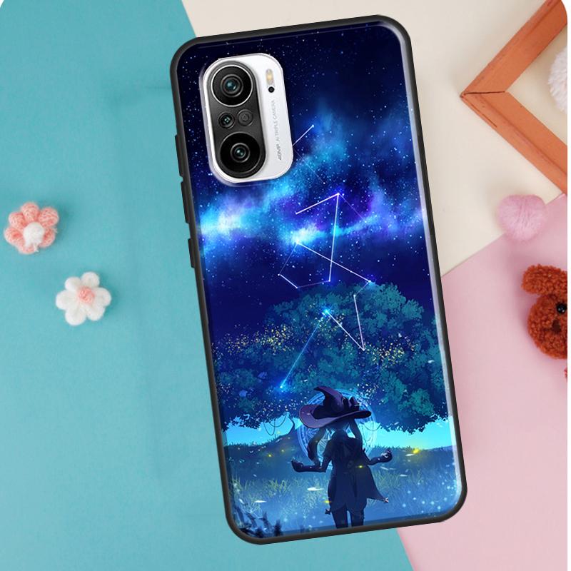 Anime-Spiel Genshin Impact Hülle für POCO F3 F1 F2 M3 M4 X4 Pro GT X3 Pro Hülle für Xiaomi Mi 11 Lite 12 X Mi 11T Pro