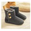 Warm Winter Booties for Women Men Slipper Booties Plush Indoor Outdoor