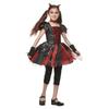 Girls Classic Devil Dress Halloween Kids Demon Cosplay kostyme