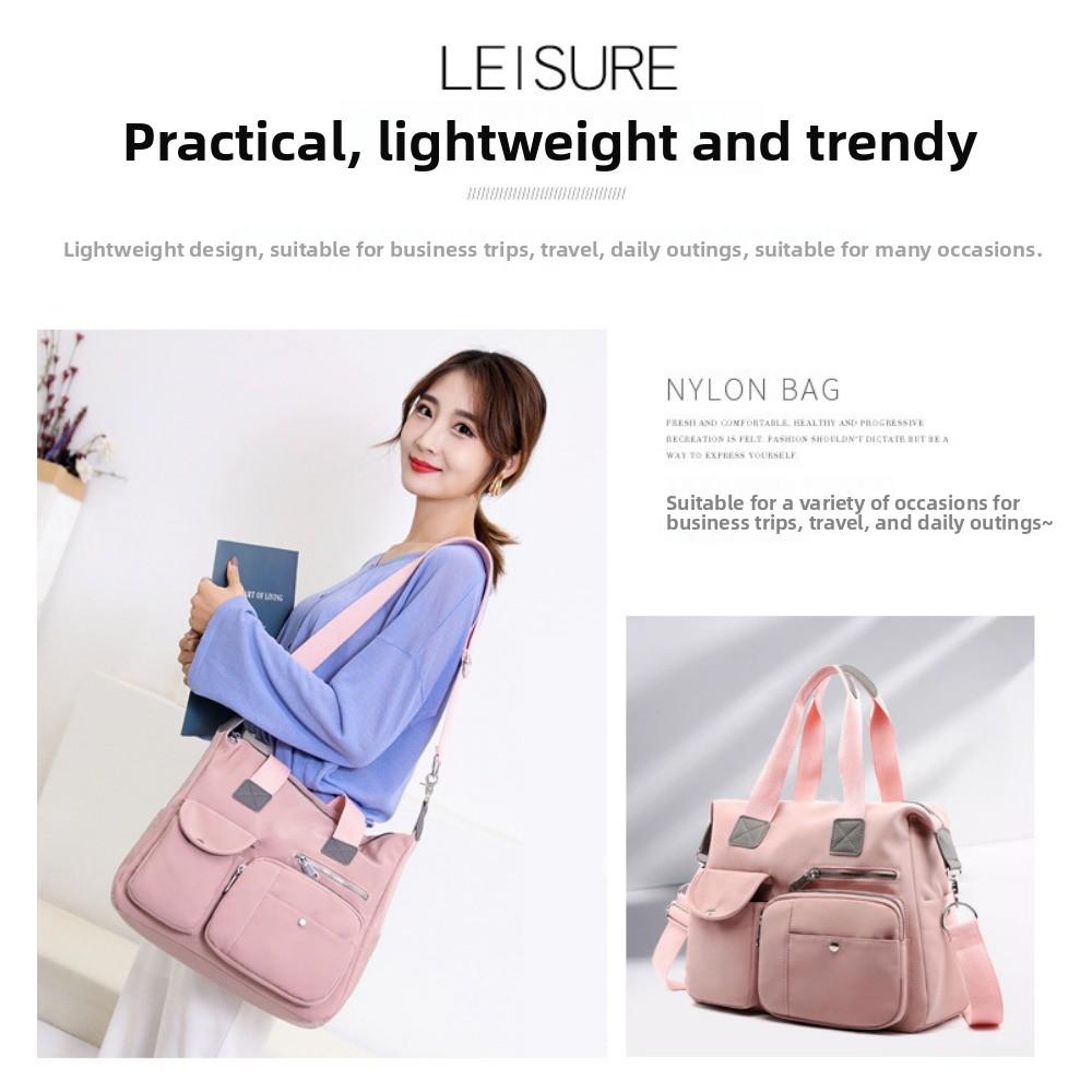 Women's Shoulder Bag, European Beautiful Women's Shoulder Bag, Mommy Bag, Nylon Bag, Portable Large-capacity Travel Bag