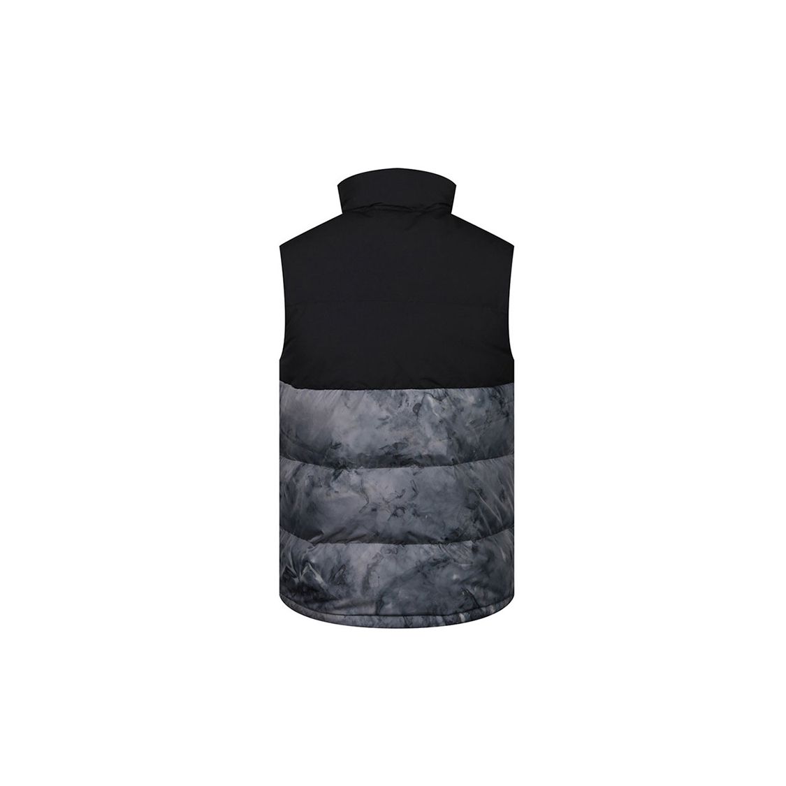 Adidas Tiedye Down Vest Зимний мужской жилет с высоким воротником и подкладкой Черный — фото 2