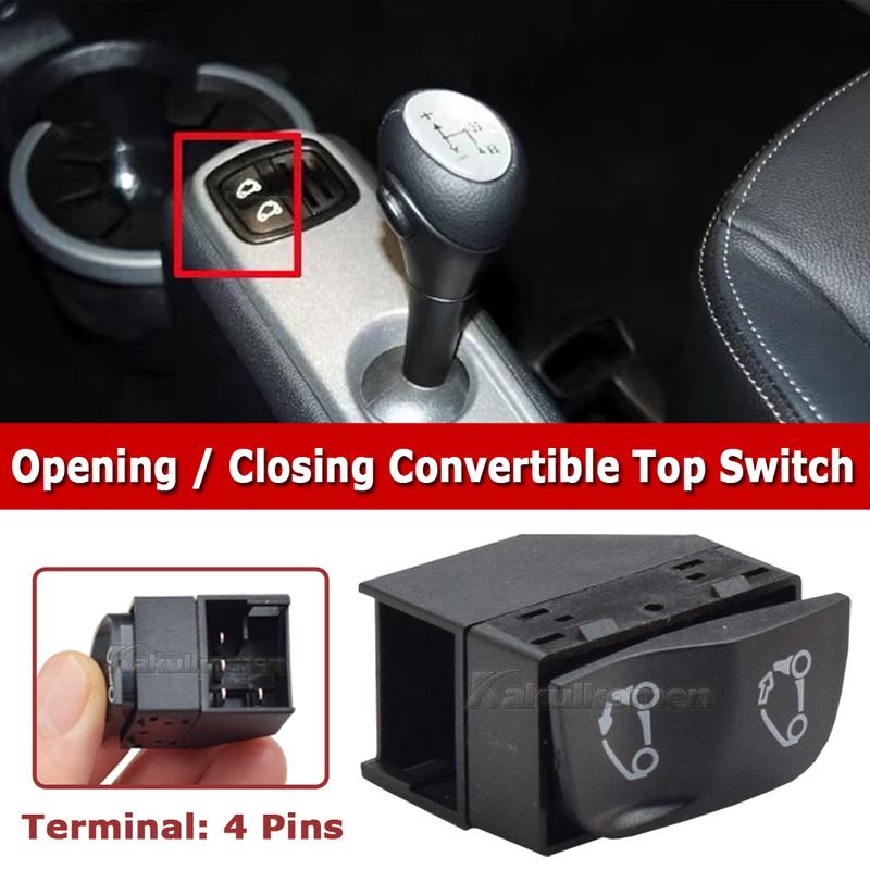 Car Sunroof Opening Closing Convertible Switch Button Replacement For Smart Fortwo 451 Carbrio 2007- A4518203810 4518203810